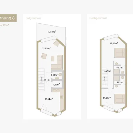 Lejlighed Seglerwohnung 8